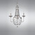Elstead Lighting Elstead FE-MALIA3 Malia 3 light Polished Nickel Chandelier