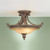 Elstead Lighting Elstead FE-STIRLING-CASTLESF Stirling Castle Bronze Semi Flush