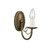 Elstead Lighting Elstead MN1-BLK-GOLD Minster 1 Light Black/Gold Wall Bracket