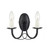 Elstead Lighting Elstead MN2-BLACK Minster 2 Light Black Wall Bracket