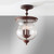 Elstead Lighting Elstead FE-PICKERING-LANE-SF Pickering Lane Bronze Semi Flush