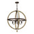Elstead Lighting Elstead HK-MIDDLEFIELDP4 Middlefield Iron Rust Chandelier