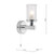 Dar Lighting Dar  ELB0750 ELBA 1 Light Polished Chrome Switched Wall Bracket 