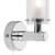Dar Lighting Dar  ELB0750 ELBA 1 Light Polished Chrome Switched Wall Bracket 