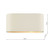 Dar Lighting Dar  AXT372 Axton 1 Light White Ceramic Large Wall Bracket 