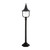 Elstead Lighting Elstead Coastal SHANNON-PILLAR Shannon Black Outdoor Pillar