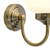 Dar Lighting Dar  BAR0775 Barclay 1 Light Antique Brass Switch Wall Bracket 