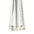 Dar Lighting Dar  CYP4208 Cyprus 1 Light Tapered Crystal Table Lamp 