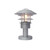 Elstead Lighting Elstead HELSINGOR-PED Helsingor Silver Outdoor Pedestal