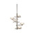 Elstead Lighting ELstead KL-ALEEKA5A Aleeka 5 Light Pewter Ceiling Pendant