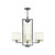 Elstead Lighting Elstead HK-HAMPTON4 Hampton 4 Light Antique Nickel Pendant