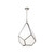 Elstead Lighting Elstead FE-DIAMOND-P-L Diamond 4 Light Polished Nickel Pendant