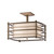 Elstead Lighting Elstead KL-MOXIE-SF Moxie 2 Light Bronze Semi Flush Fitting