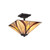 Elstead Lighting Elstead QZ-ASHEVILLE-SF Asheville Semi Flush Ceiling Fitting