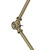 Dar Lighting Dar  RAN4075 Ranger 1 Light Antique Brass Desk Lamp 