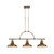 Elstead Lighting Elstead QZ-EMERY3P-WS Emery Weathered Brass Island Pendant