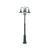 Elstead Lighting Elstead F7-BLACK Firenze Outdoor 3 Light Black Post Light