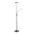 Dar Lighting Dar  MON4946 Montana 1 Light Satin Chrome Floor Lamp 