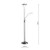 Dar Lighting Dar  MON4946 Montana 1 Light Satin Chrome Floor Lamp 