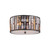 Elstead Lighting Elstead HK-GEMMA-F-VBZ Gemma Vintage Bronze Flush Fitting