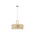 Elstead Lighting Elstead HK-GEMMA-P-C-SL Gemma Silver Leaf Pendant