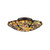 Elstead Lighting Elstead QZ-KAMI-F Kami Tiffany Flush Ceiling Fitting