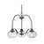 Elstead Lighting Elstead QZ-TRILOGY3 Trilogy Bronze 3 Light Chandelier