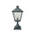 Elstead Lighting Elstead T3-BLACK Turin Black Pedestal Lantern