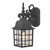 Dar Lighting Dar  NOR1522 Norfolk 1 Light Black Exterior Wall Lantern 