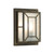 Dar Lighting Dar  TRE5254 Trent 1 Light Black/Gold Exterior Wall Bracket 