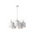 Elstead Lighting Elstead BALANCE5-WPN Balance 5 Light White/Nickel Chandelier