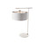 Elstead Lighting Elstead BALANCE-TL-WPN Balance White/Nickel Table Lamp