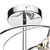 Dar Lighting Dar  LUT0650 Luther 6 light semi flush polished chrome finish 
