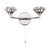 Dar Lighting Dar  LUT0950 Luther 2 light wall bracket polished chrome 