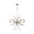 Elstead Lighting Elstead QZ-CARNEGIE8-IS Cernegie 8 Light Silver Pendant