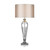 Dar Lighting Dar  HIN4208 Hinton 1 Light Crystal Table Lamp Polished Chrome 