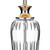 Dar Lighting Dar  HIN4208 Hinton 1 Light Crystal Table Lamp Polished Chrome 