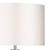 Dar Lighting Dar  HIN4208 Hinton 1 Light Crystal Table Lamp Polished Chrome 