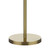 Dar Lighting Dar  MAD4975 Madrid 1 Light Antique Brass Floor Lamp 