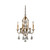 Elstead Lighting Elstead FE-VALENTINA4 Valentina 4 Light Bronze Chandelier