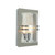 Elstead Lighting Elstead BASEL-E27-S-S-C Basel Outdoor Steel Clear Wall Light