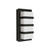 Elstead Lighting Elstead BODEN-E27-BLK-O Boden Black Frosted Wall Fitting