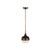Elstead Lighting Elstead FE-CADENCE-1P-MB Cadence Antique Brass Mini Pendant