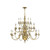 Elstead Lighting Elstead HK-CAMBRIDGE25 Cambridge Brass 25 Light Chandelier