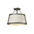 Elstead Lighting Elstead HK-CHARLOTTE-SF-AN Charlotte Nickel Semi-Flush Fitting