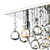 Dar Lighting Dar ABA5250 Abacus Polished Chrome 4 Light Flush Fitting 