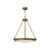 Elstead Lighting Elstead HK-COLLIER-P Collier Brass 4 Light Ceiling Pendant