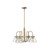 Elstead Lighting Elstead HK-CONGRESS4-A-BC Congress Brushed Caramel Chandelier