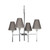 Elstead Lighting Elstead LUCERNE-4LT Lucerne Nickel Four Light Chandelier