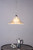 Dar Lighting Dar  ARD868 Ardeche 1 Light Fluted Clear Glass Pendant 